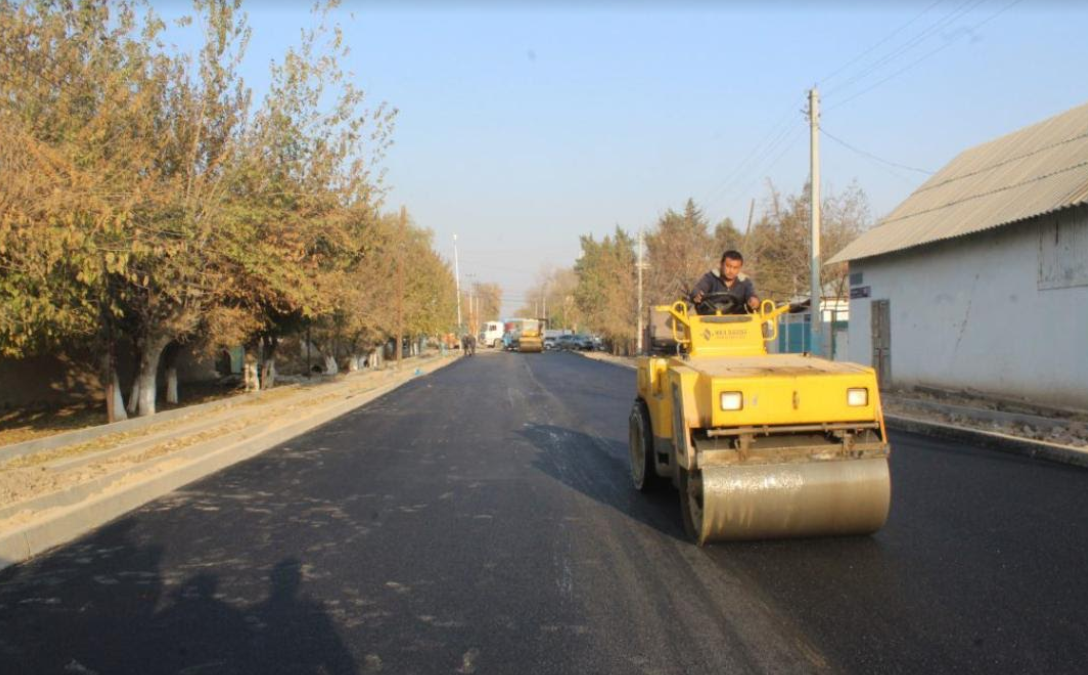 Туркестан: в этом году в Келесском районе будет отремантированы дороги 33 местных улиц