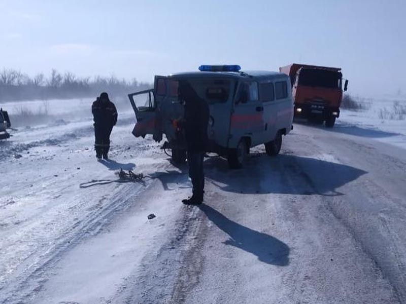 Смертельное ДТП с участием «скорой» произошло на трассе Актобе-Астрахань