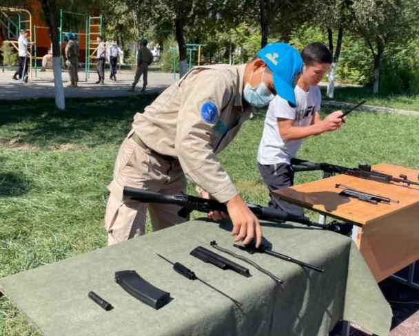 Юные патриоты Туркестанской области готовы к сбору молодежи «Айбын"