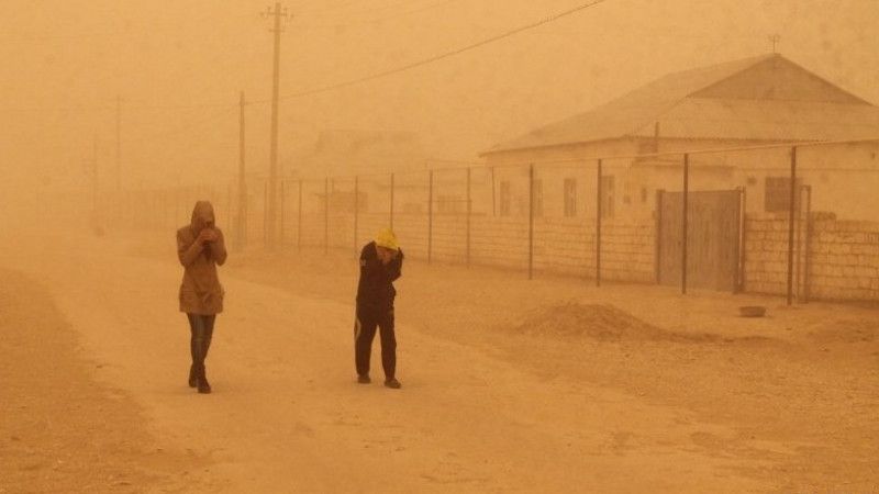 "Сильный ветер и пыльная буря". Резкая смена погоды ожидается 5 мая в Казахстане