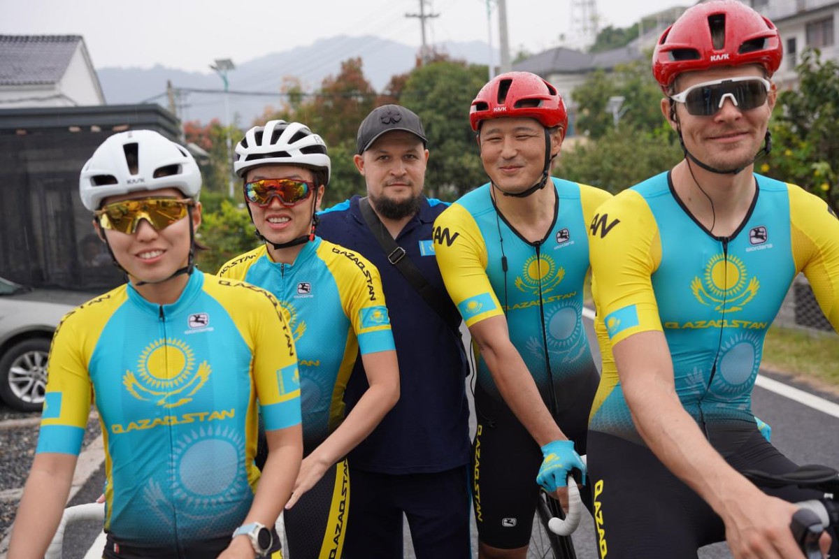 Национальная сборная по пара велоспорту провела первую тренировку в Ханчжоу