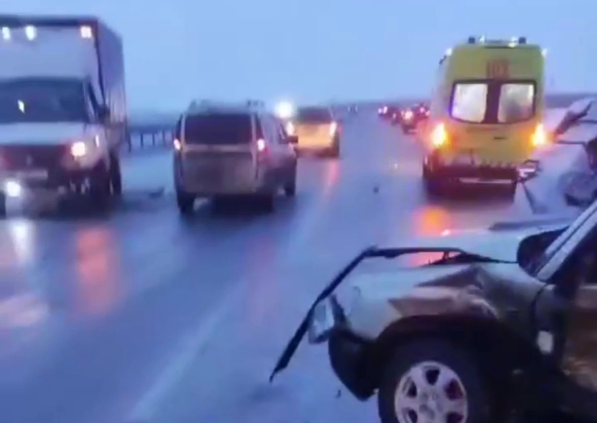 Ужасное ДТП с участием пяти машин произошло в Акмолинской области