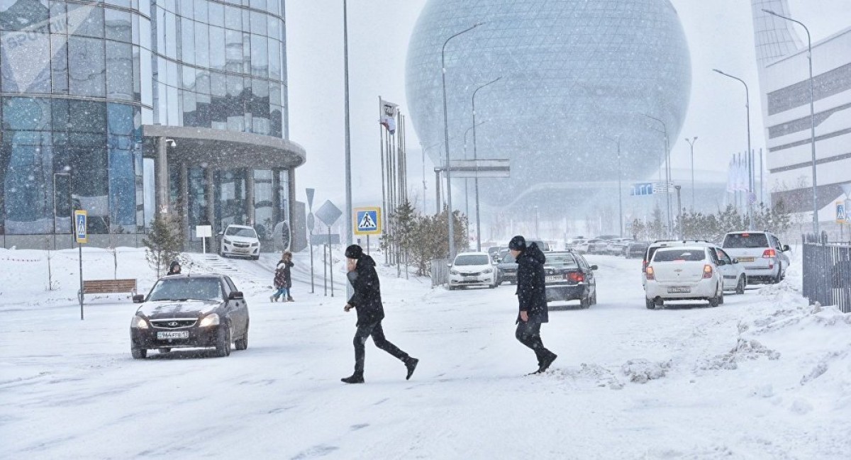 Непогода в Казахстане: мороз, гололед и метель ожидаются 21 февраля