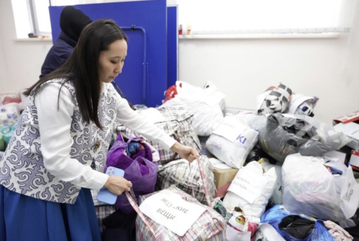 Волонтеры с Астаны отправили 30 тонн гуманитарной помощи