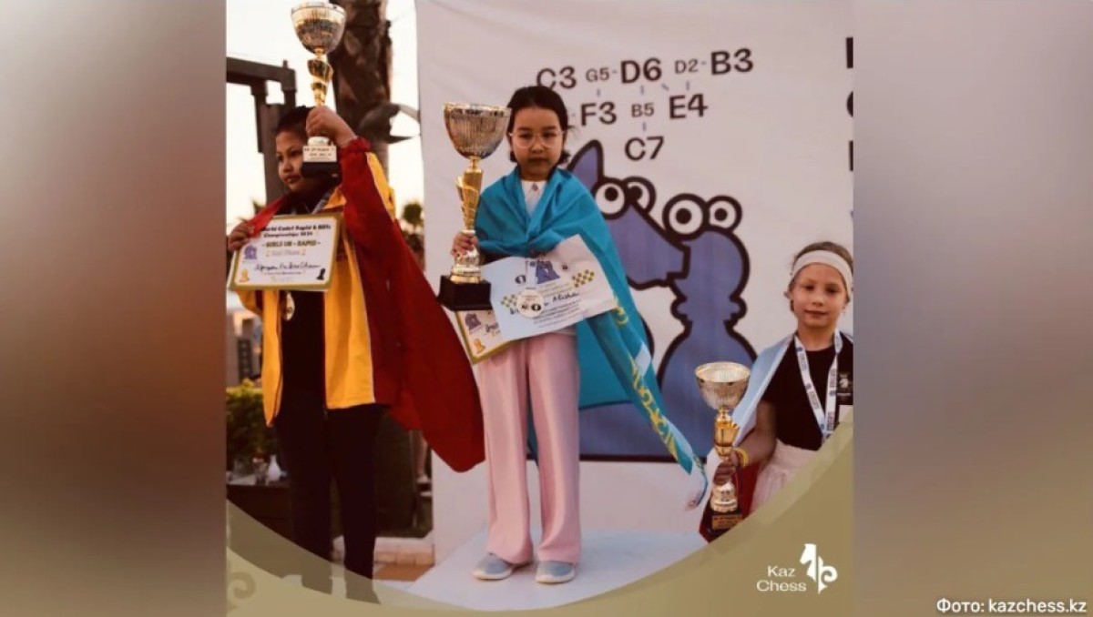 7-летняя девочка стала чемпионкой мира по шахмату