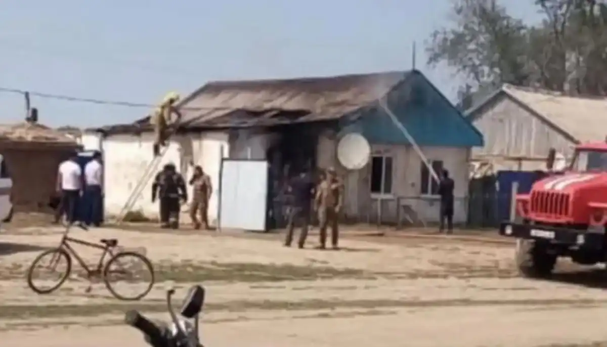 В пожаре погибли пятеро детей...