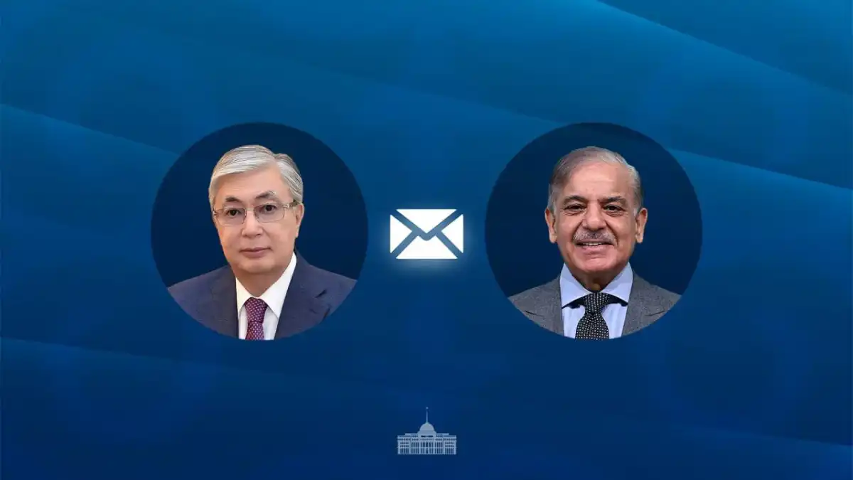 Президент Казахстана поздравил Премьер-министра Пакистана Шахбаза Шарифа с Днём независимости
