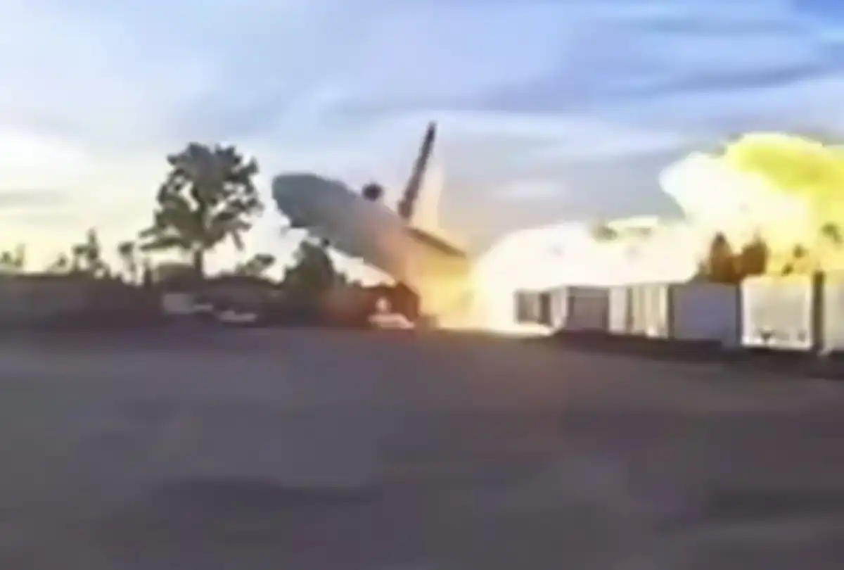 В США разбился грузовой самолёт — есть погибшие