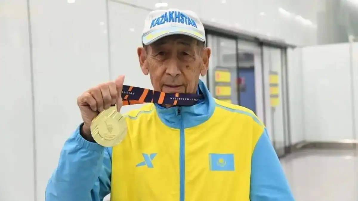80-летний казахстанец стал чемпионом Нью-Йоркского марафона