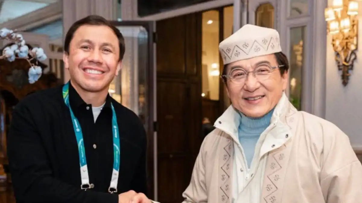 Геннадий Головкин опубликовал фото с Джеки Чаном