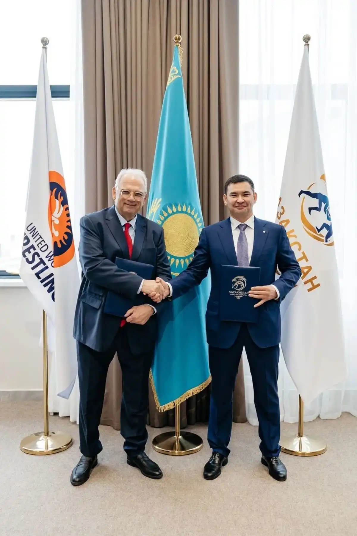 Ненад Лалович и Мохаммед Аль-Авамле прибыли в Казахстан с официальным визитом