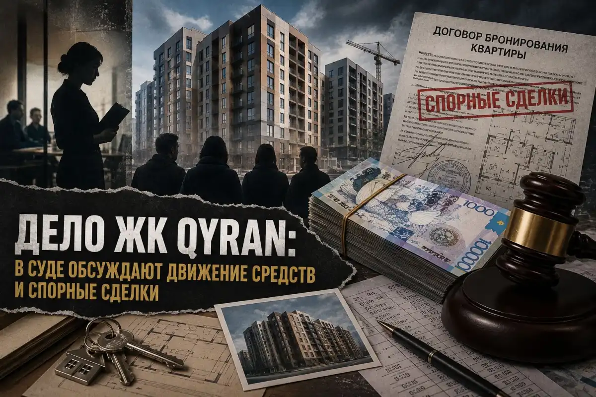 Дело ЖК Qyran: суд разбирается в обстоятельствах ущерба на 8 млрд тенге
