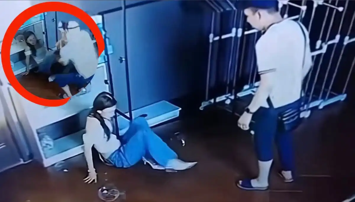 Жестокое нападение на девушку в ночном клубе Уральска попало на видео