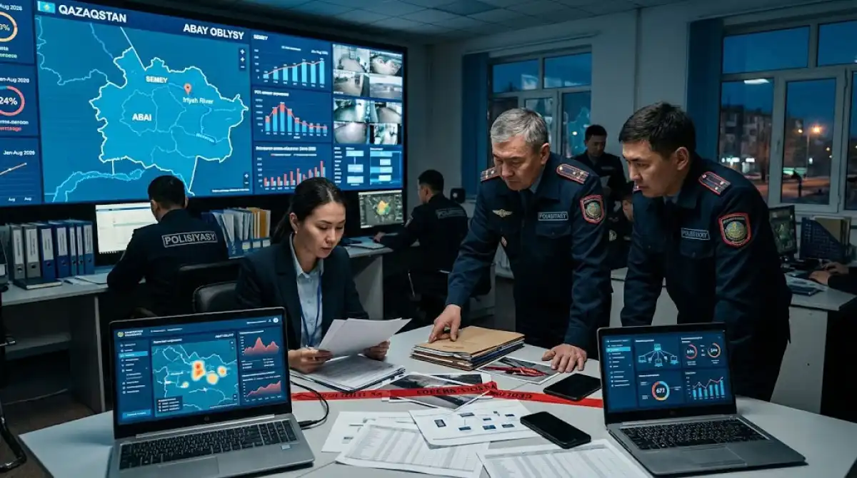 ⁠В Абайской области на 24% выросло число особо тяжких преступлений