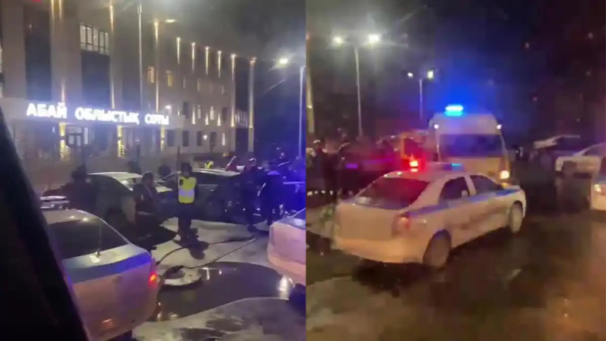 В Семее у здания суда погибший мужчина был потерпевшим по уголовному делу
